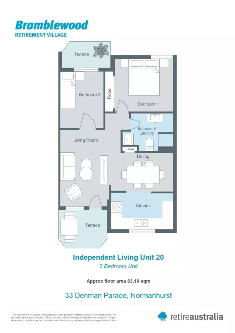 Well presented sun-filled unit overlooking leafy green gardens