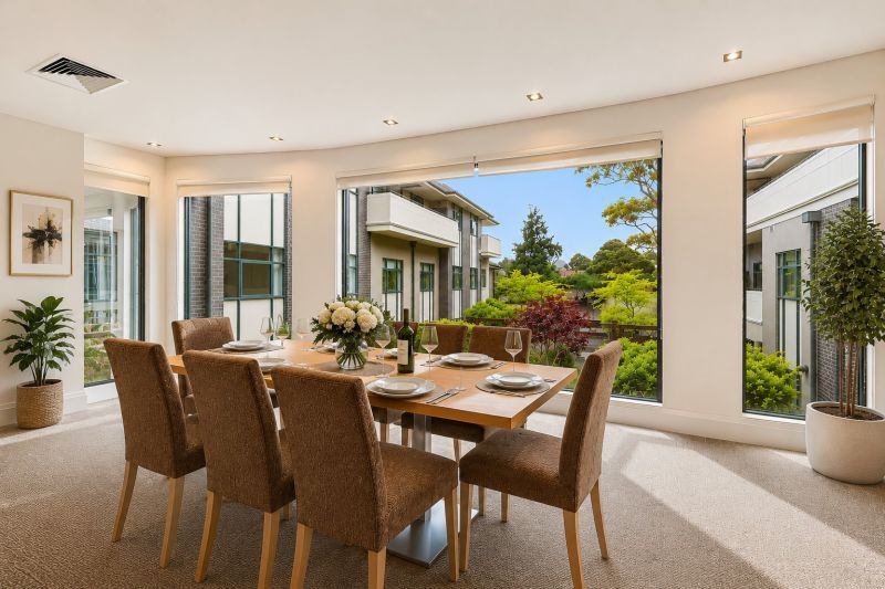 Premium two-bedroom apartment with beautiful east-facing garden views