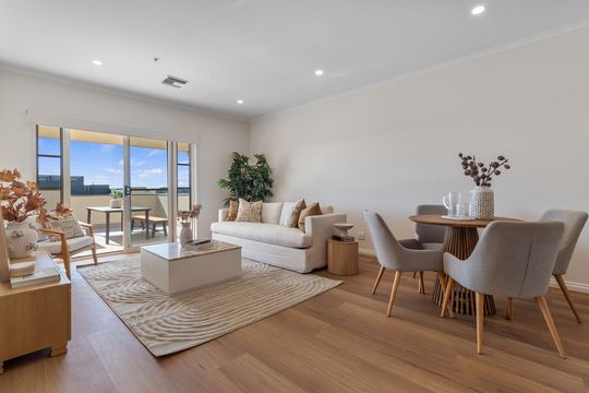 The modern apartment with breathtaking views
