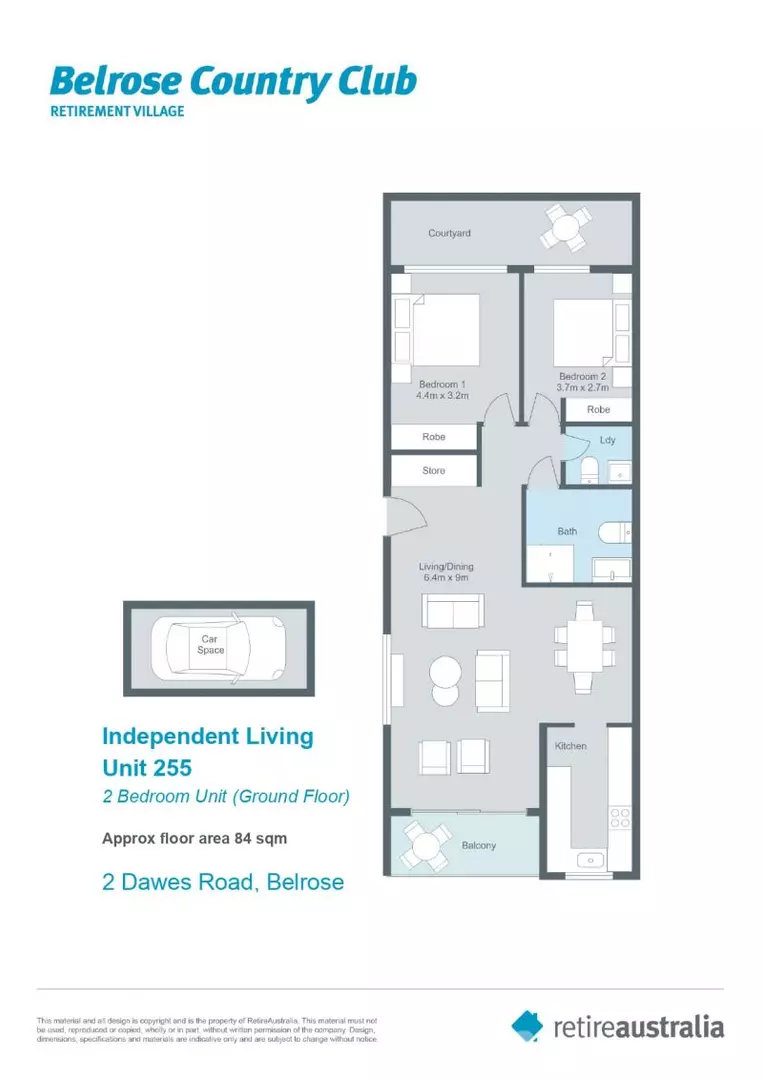 Newly renovated ground floor unit in perfect garden corner position.