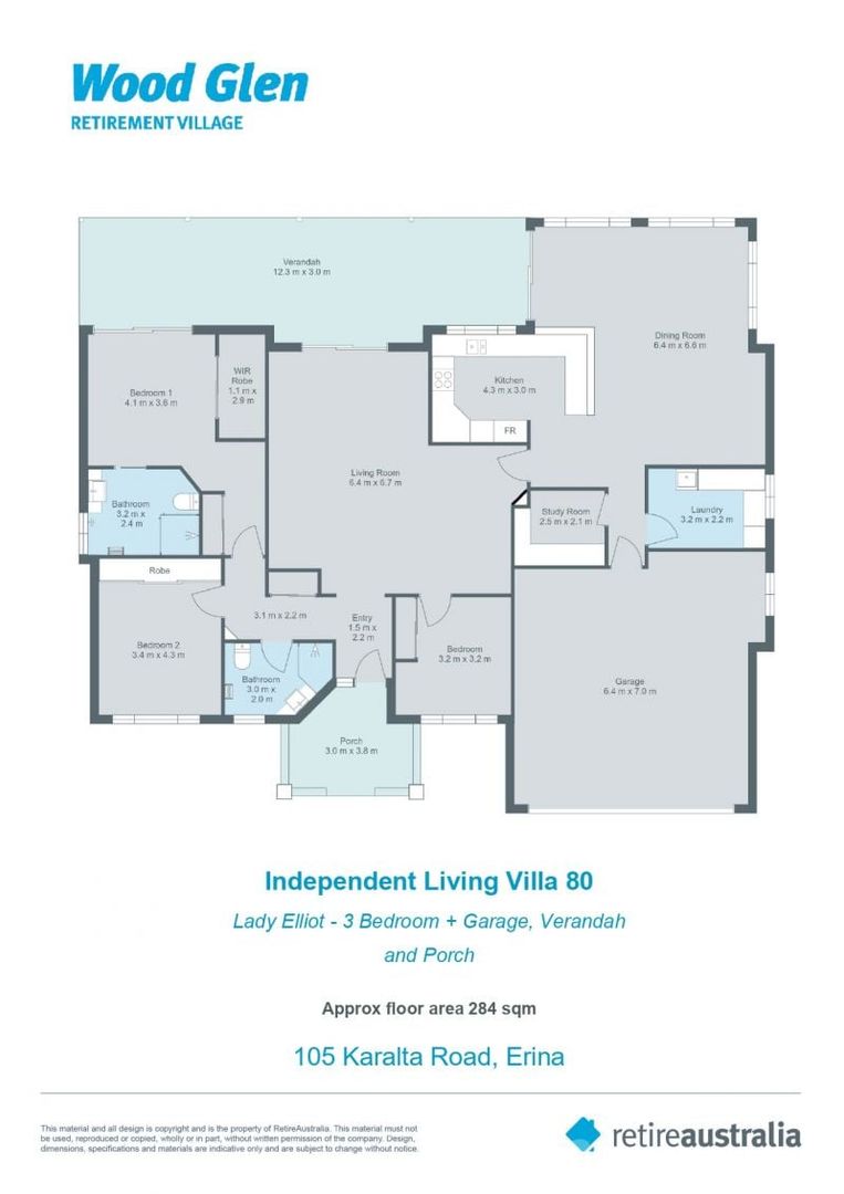 Live your retirement dream in this modern and spacious villa.