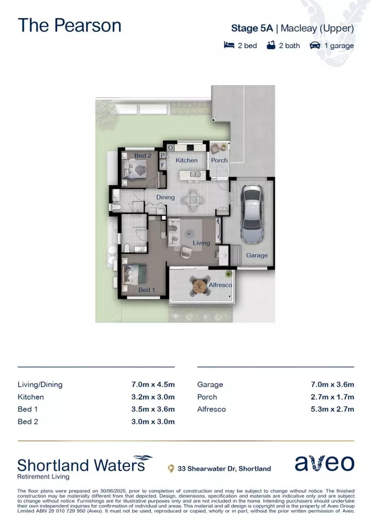 Serene retirement living with scenic golf course outlooks
