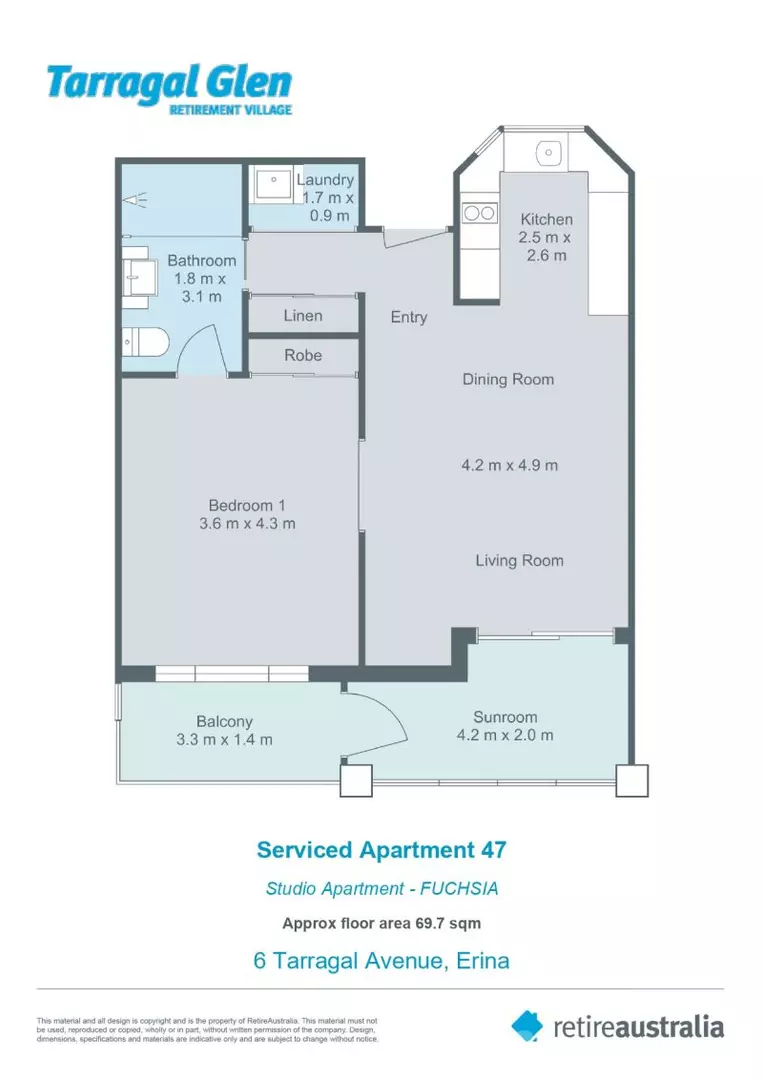 Sunny open air balcony overlooking rose garden