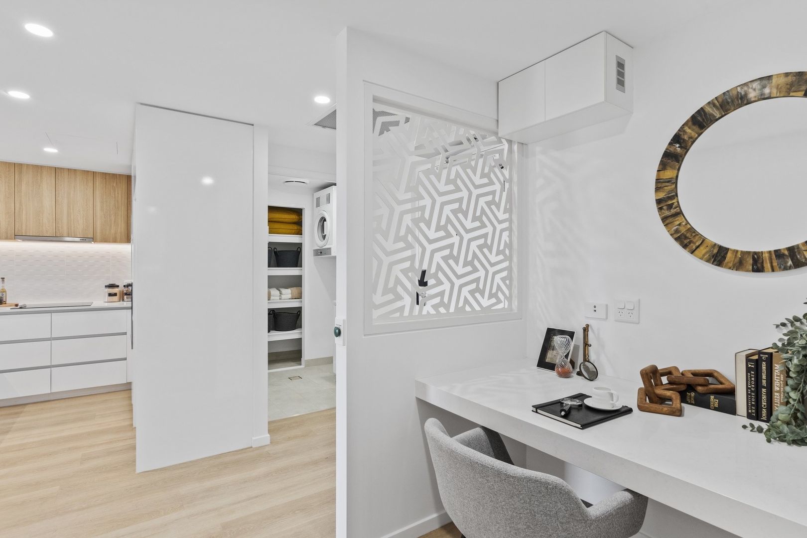 Open-plan two-bedroom apartment