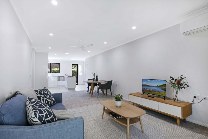 Two-bedroom villa with attached garage