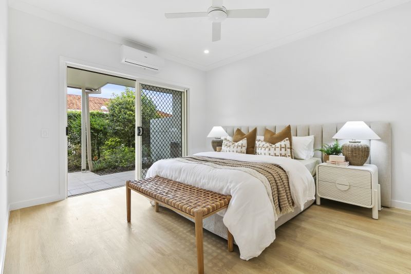 Fully renovated, spacious 2-bedroom villa with garden outlook