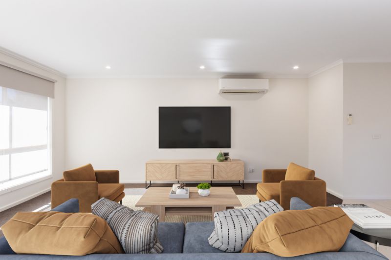 Stunning modern interior renovations in this spacious contemporary unit.