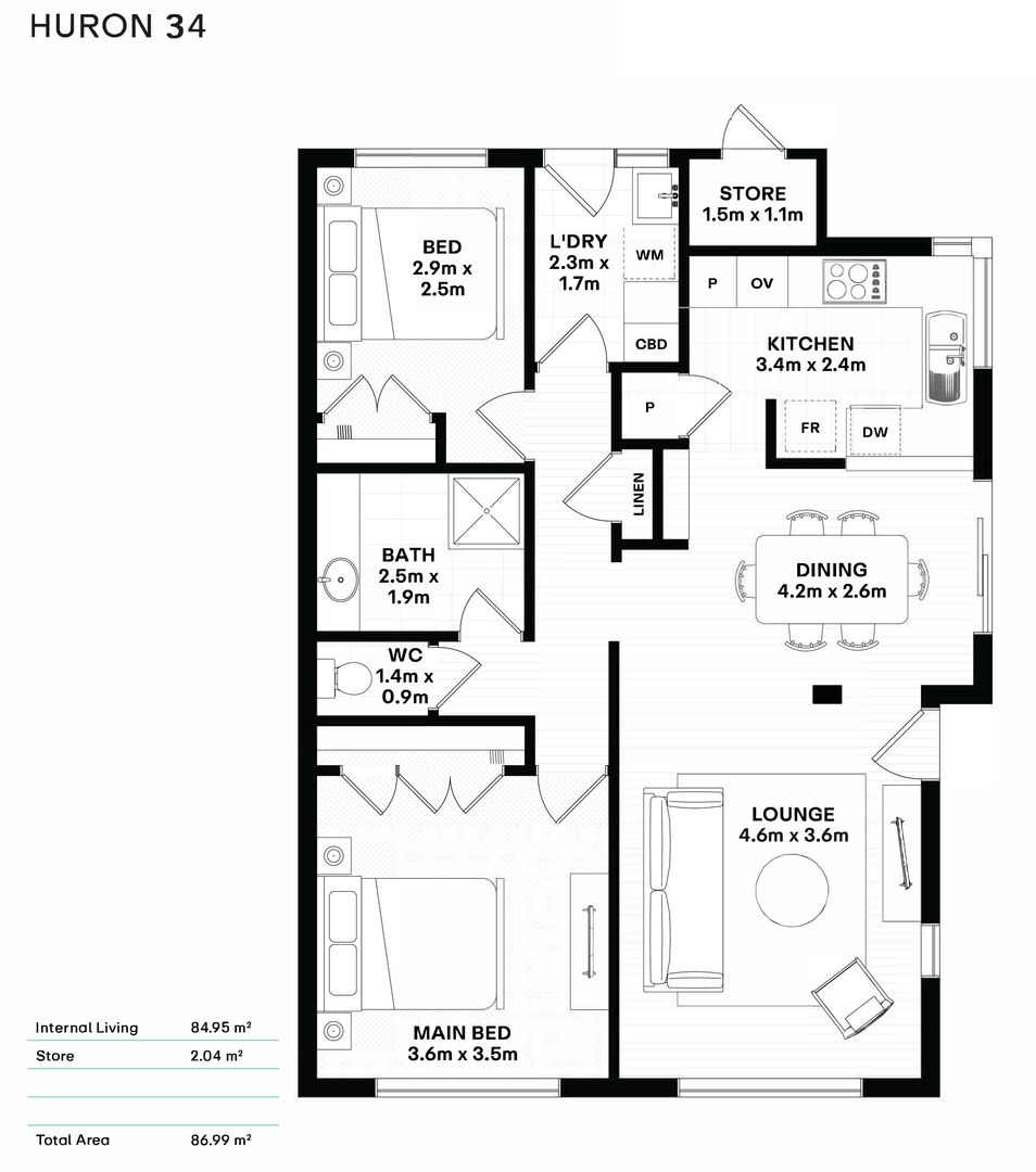 Sunny Yard and Vibrant Village Lifestyle