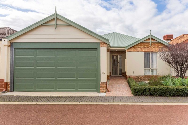 Quiet street near the club house