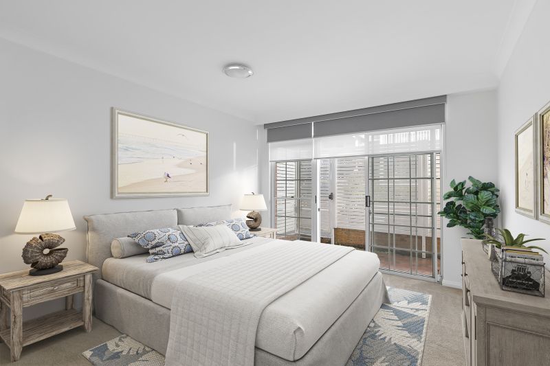 Newly renovated spacious ground floor unit in ideal location.