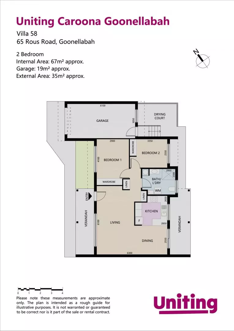 Spacious two-bedroom available now | Uniting Amala