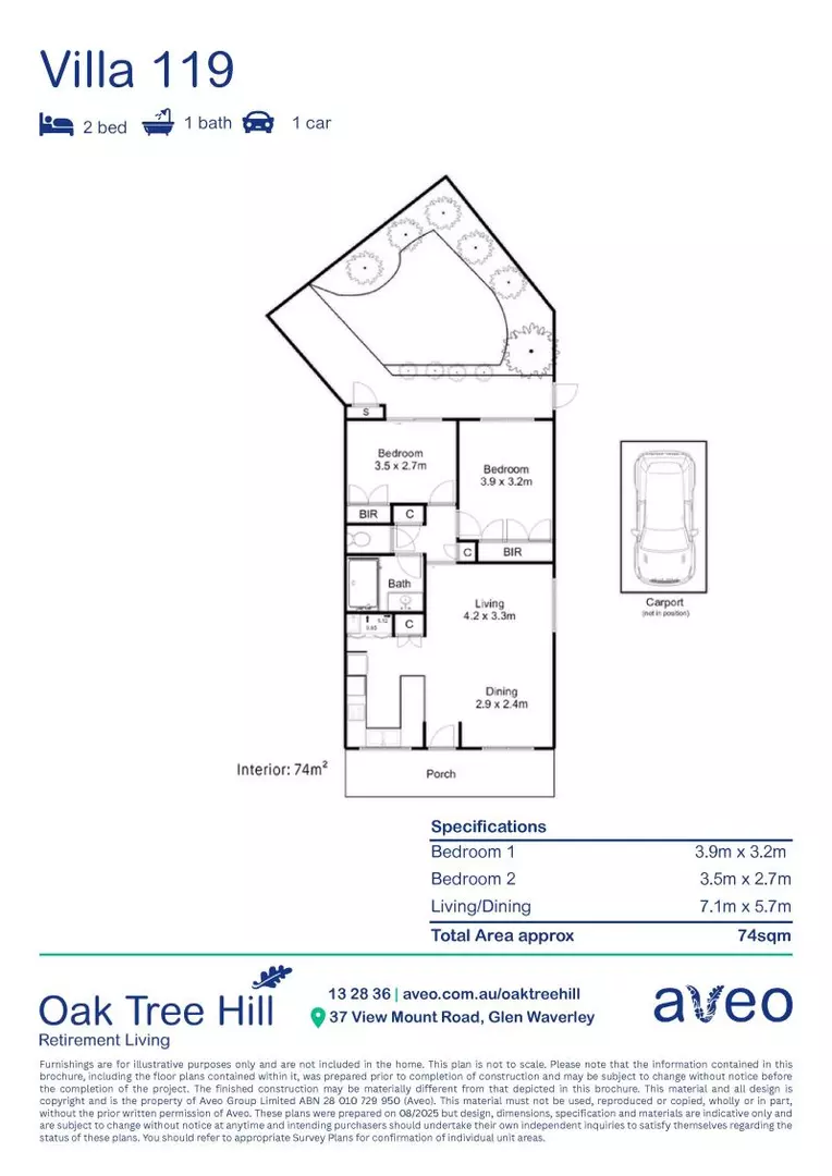 Beautiful two-bed villa in a great location