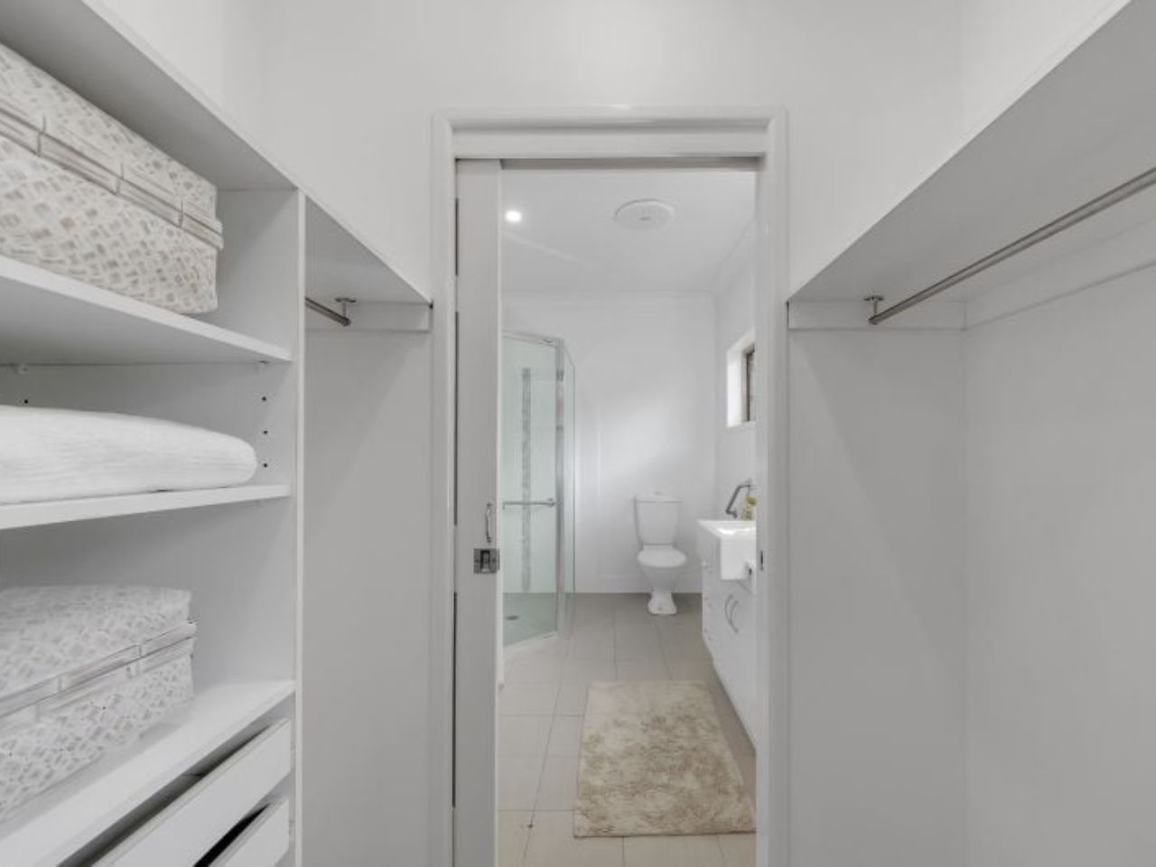 Two-bedroom unit with extra multi-use space