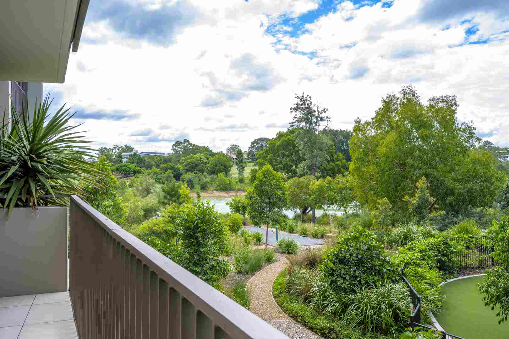 North-East Facing with Tranquil Garden and Lake Views