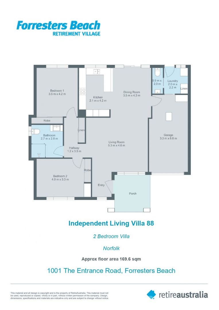 Modern Coastal Living in Vibrant Retirement Village