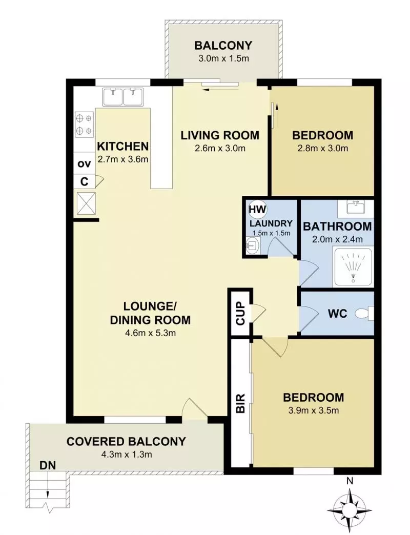 Open Plan Living with Views