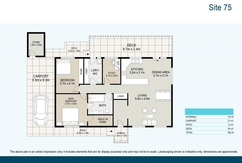 Modern Home with Spacious Entertainment Deck