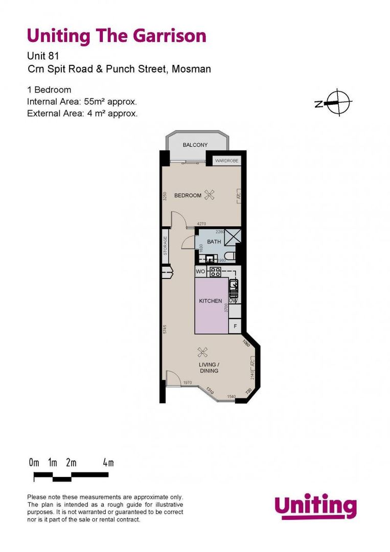 Spacious 1-bedroom apartment in the heart of Mosman