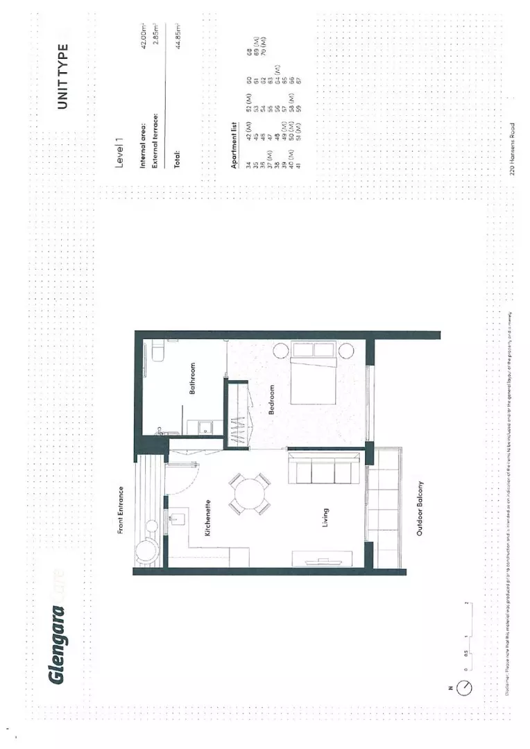 Comfortable apartment, just outside the lift