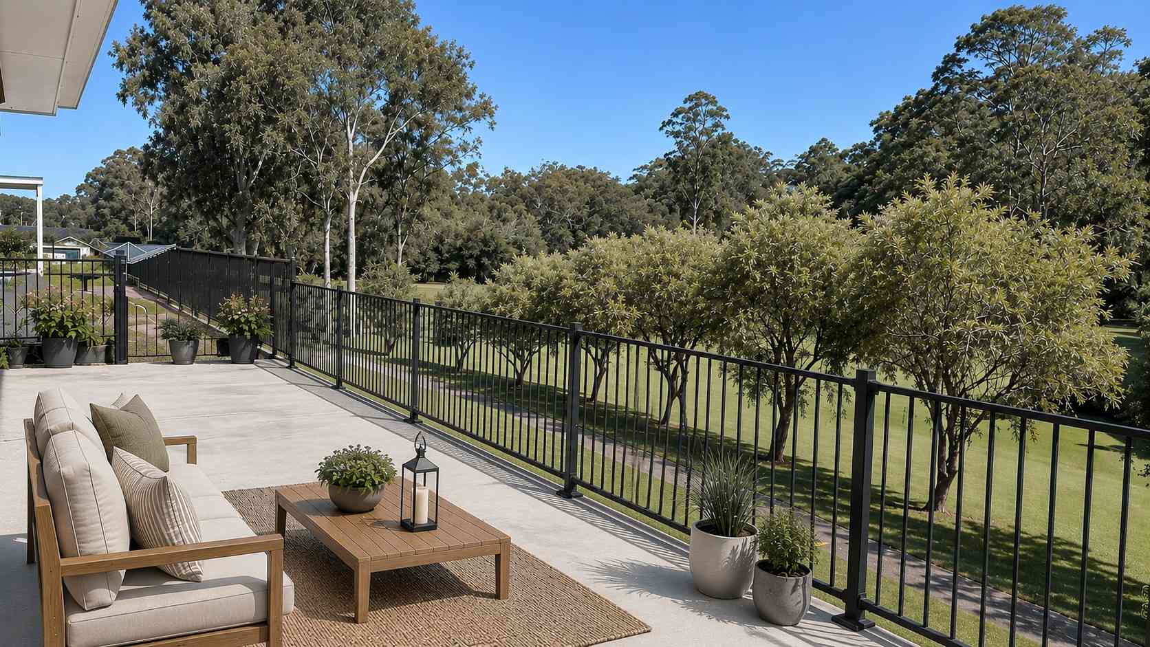 Large entertaining area 