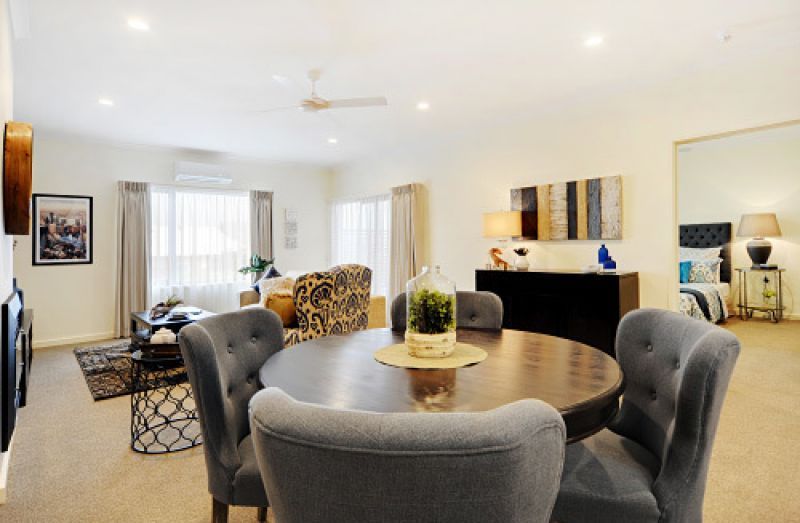 Spacious two-bedroom villa with study and attached garage | Uniting Amala