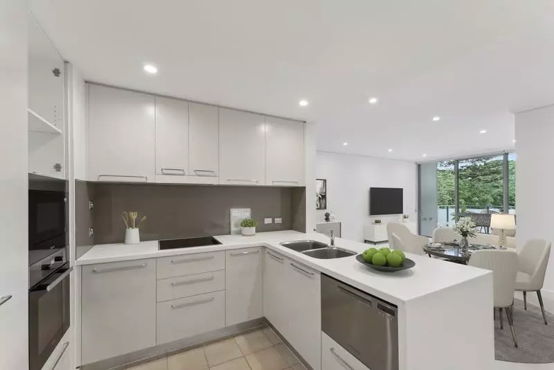 Stunning, Elevated Residence with Leafy Balcony Views