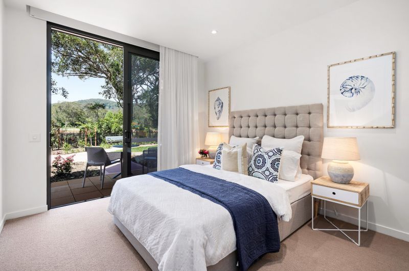 Perfect combination of stunning views overlooking the acreage, large terrace and ground floor access.