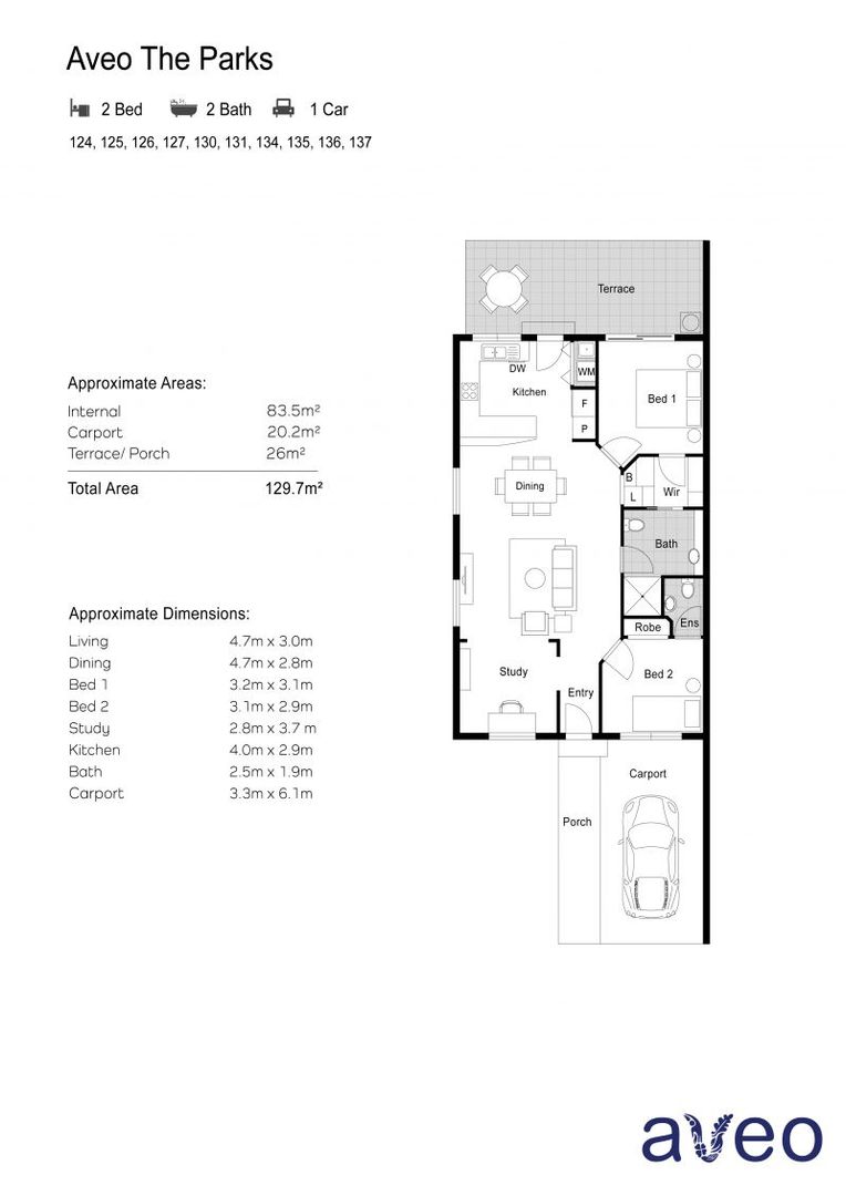 Open-plan unit with fully fenced backyard