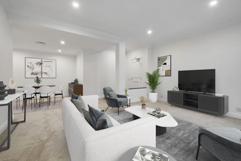 Elegant two-bedroom apartment with dual outdoor spaces