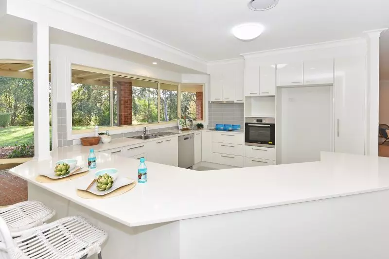 Stunning villa overlooking the private garden