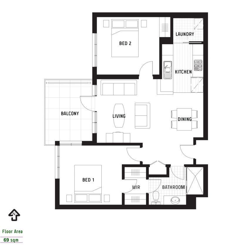 Charming Terrace-level Home with Private Garden Potential