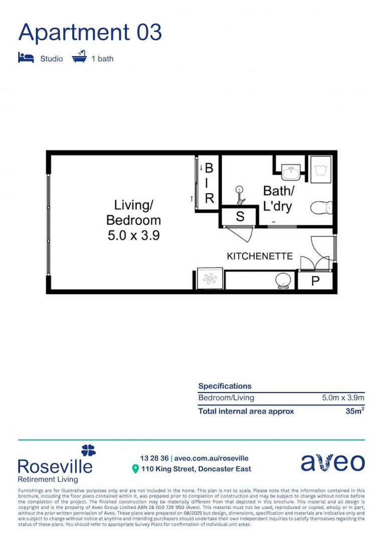 Beautifully presented apartment - perfect for your retirement!