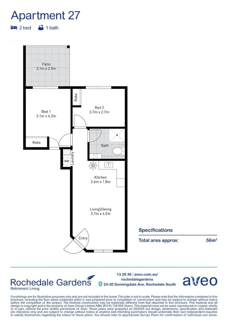 Two-bedroom villa, a hidden gem!