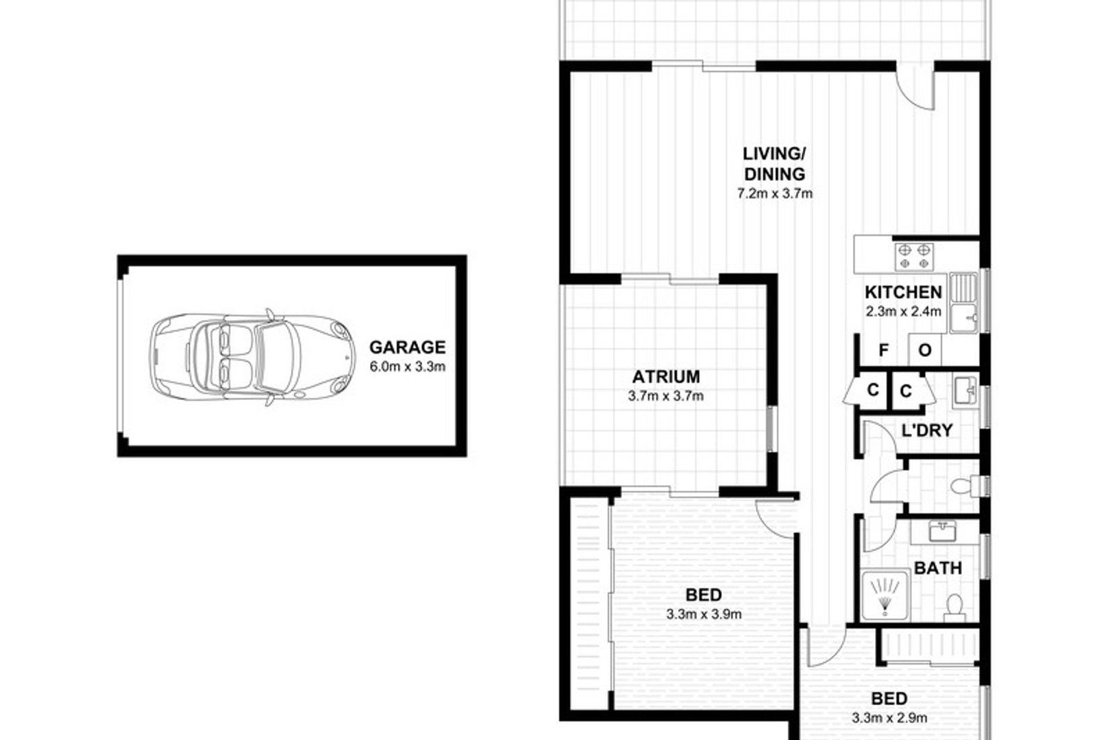 Brand New Villa with Central Atrium