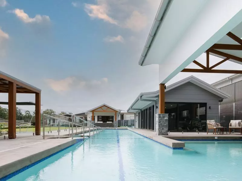 Nestled among beautifully landscaped grounds