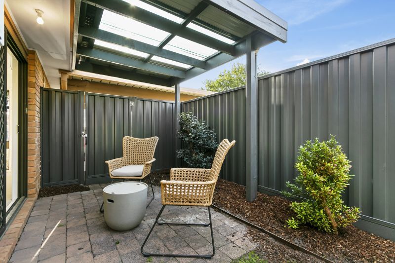 The perfect villa for a north-facing private backyard