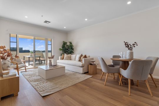 The modern apartment with breathtaking views