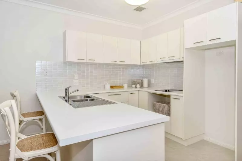 North facing two bedroom serviced apartment with three enclosed balconies