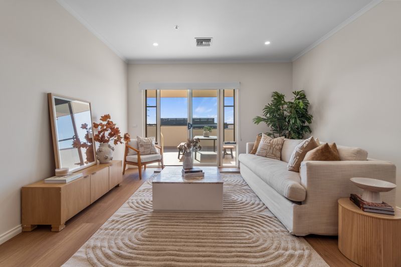 The modern apartment with breathtaking views