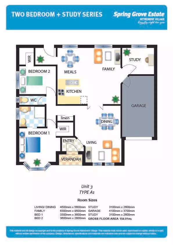 Spacious Independent Living Unit, perfect for the retiree requiring a little extra space!