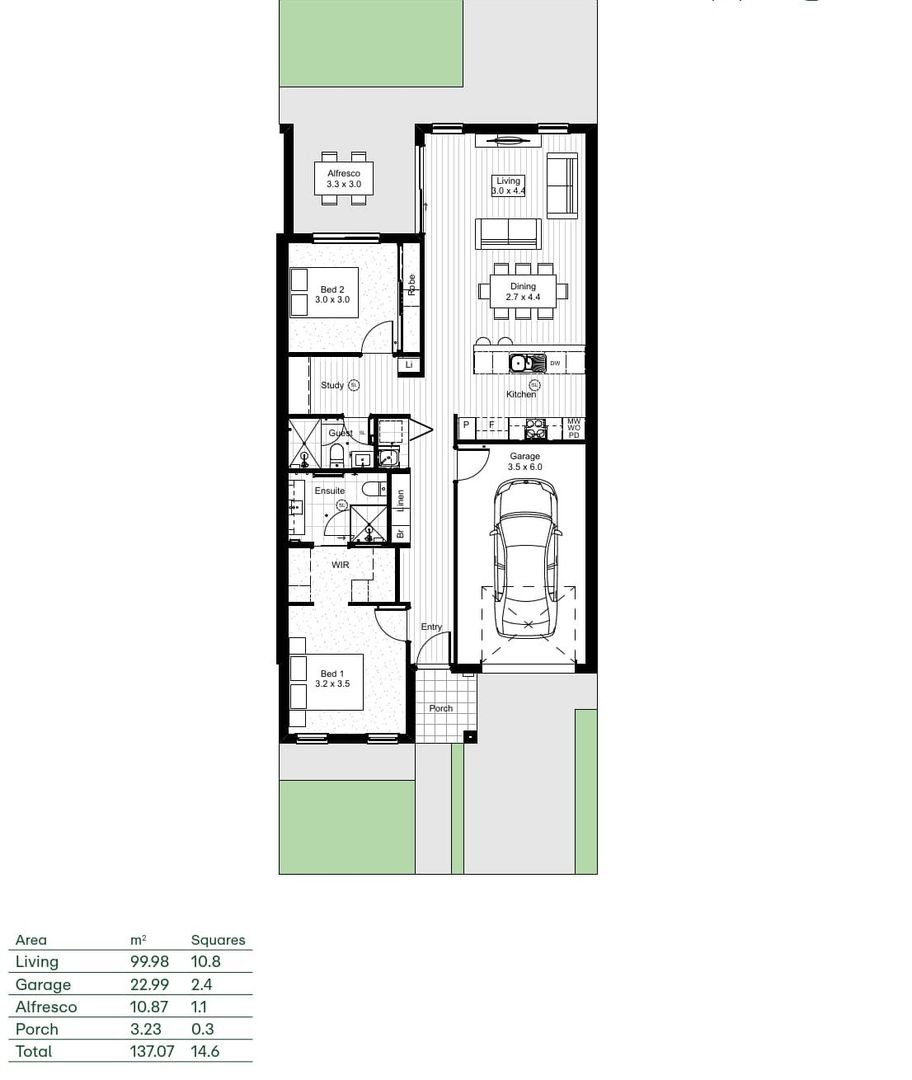 Elegant New 'Peacock' Floorplan Retreat with Spacious Open-Plan Design