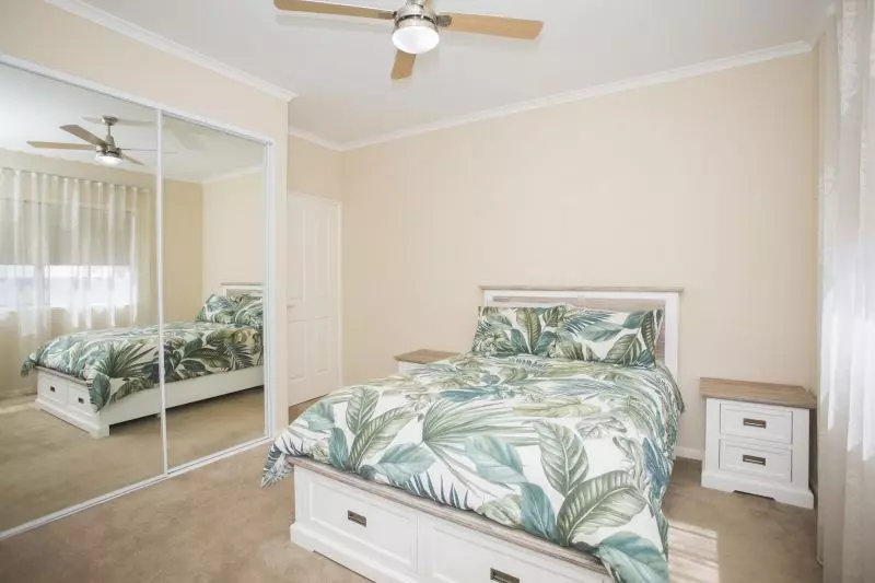 Open plan living situated on a large, elevated block.