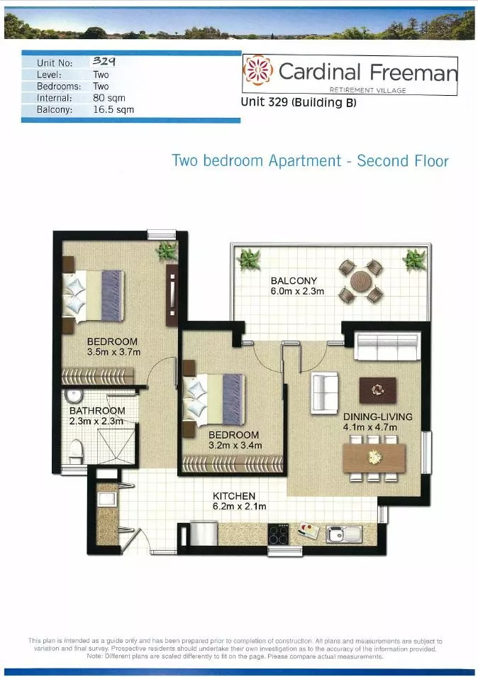329/137 Victoria Street, Cardinal Freeman Retirement Village, Ashfield