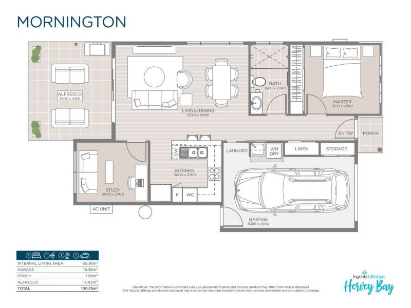 Available now. The Mornington is a contemporary, spacious, and low-maintenance home design