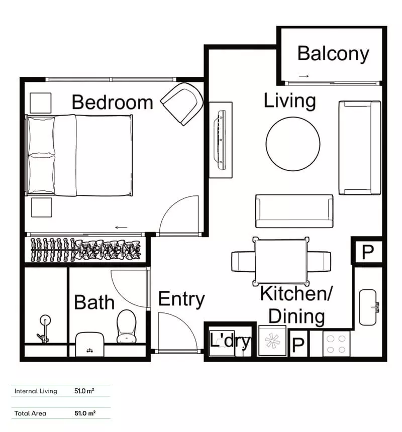 Last Remaining One Bedroom Apartment