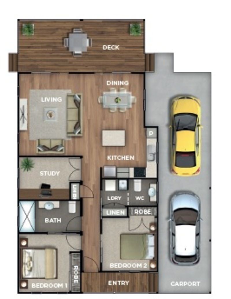 Melaleuca design has so much space for your over 55s lifestyle 