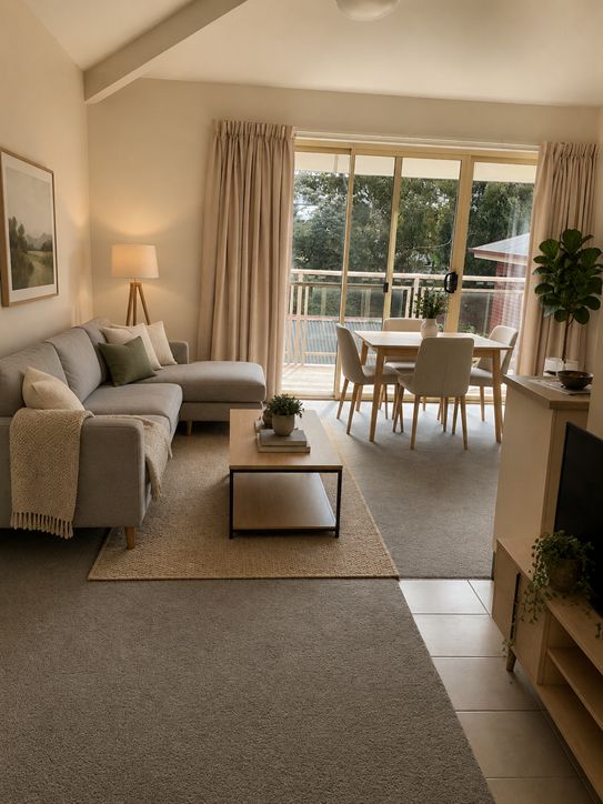 Spacious One Bedroom Unit with garden views