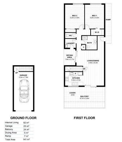 Bright, Modern Villa with Spacious North-Facing Balcony