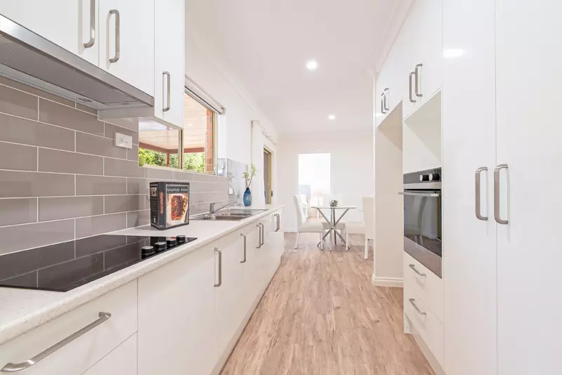 Rarely available 3 bedroom unit with double garage