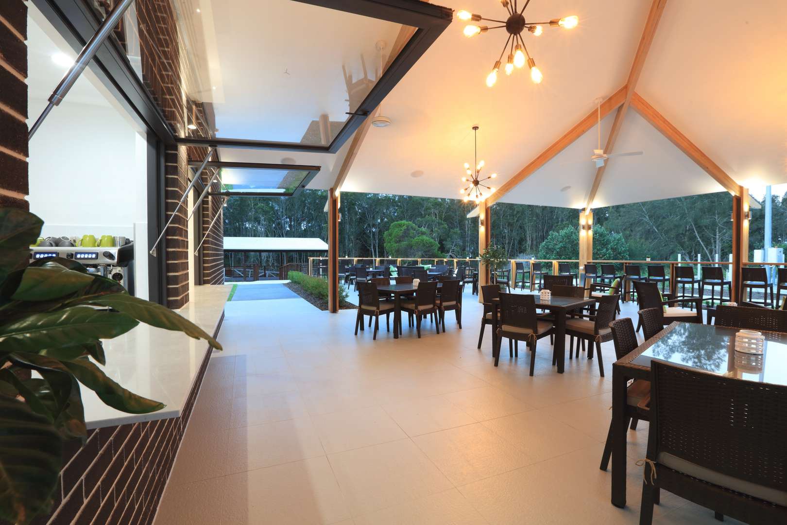 Generous north facing rear patio - Unit 41